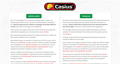 Desktop Screenshot of casius.be