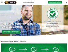 Tablet Screenshot of casius.nl